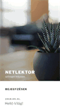 Mobile Screenshot of netlektor.hu